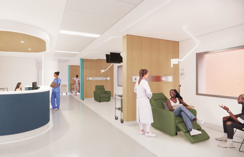 Heart Lung Clinic Treatment Bay - Artist Impression