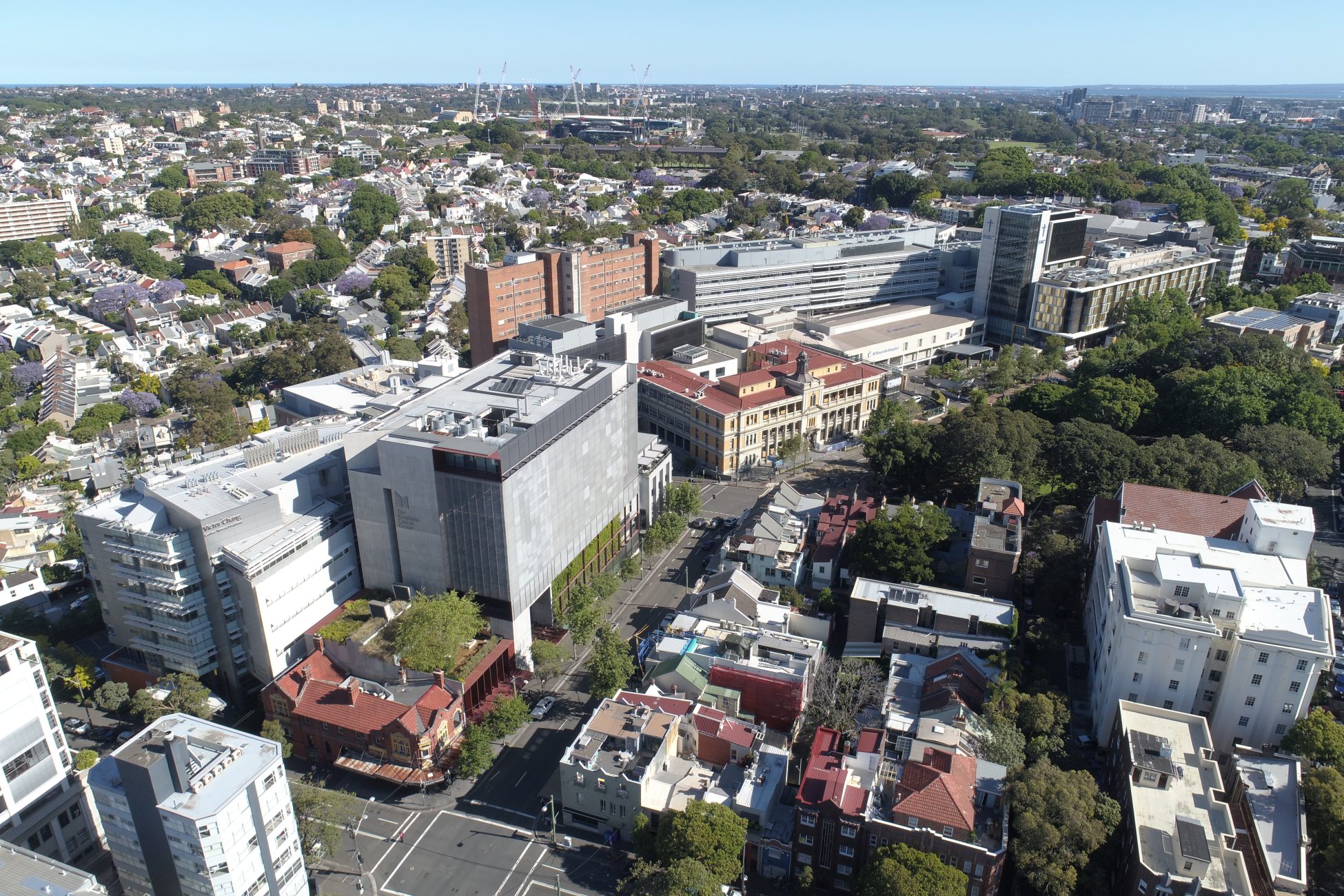 Birds eye view of Darlinghurst Precinct